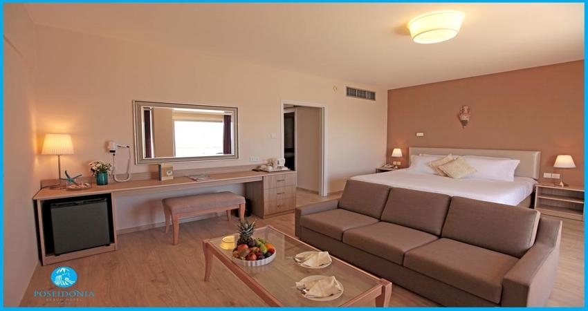 فندق بوزيدونيا بيتش قبرص - غرفة بالفندق